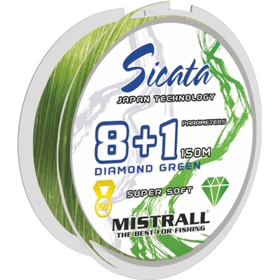 Mistrall šňůra Sicata JGS X8+1 0,06mm 150m
