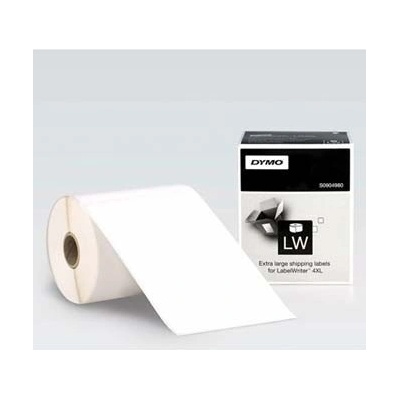 Dymo papírové štítky 159mm x 104mm / bílé / velké / 1x220 ks (S0904980)