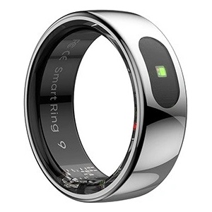 Powerton Smart RING PRO сребърен, измерв. стрес, сърдечен ритъм, мониторинг на съня, 8, Powerton (WPSR08-S8)