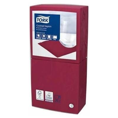 Tork Servítky 1/4 ohyb 2V 23,8x24 cm Advanced Cocktail bordová 200ks
