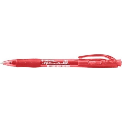STABILO Химикалка, 0, 38 мм, с бутон, STABILO "Marathon", червена 318F1040 (318F1040)