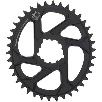 SRAM CR X-SYNC EAGLE OVAL 34T DM 6 OFF BLK