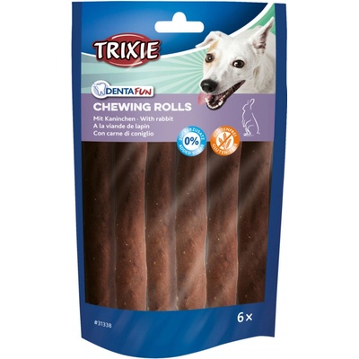 DENTAfun žuvacie rolky s králikom 6 ks, 12 cm 70 g