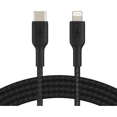 Belkin CAA004bt1MBK USB-C to Lightning, 1m, černý
