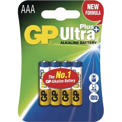 Emos, Alkalická baterie GP Ultra Plus AAA (LR03), 4 ks