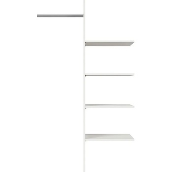 Image 1 of Black Red White Рафтове с преграда и лост Kaspian WKSZF, бял