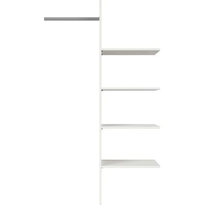 Black Red White Рафтове с преграда и лост Kaspian WKSZF, бял