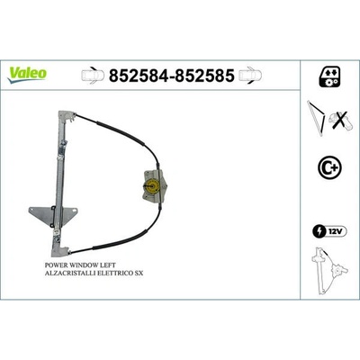Zvedací zařízení oken VALEO 852584