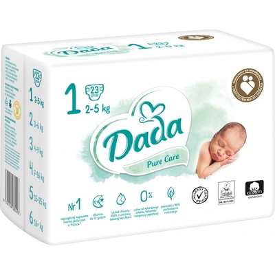 Dada Pure Care 1 2-5 kg 23 ks