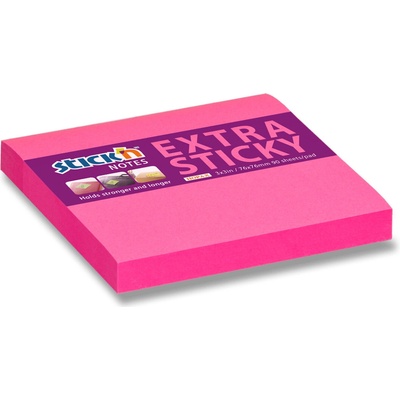 Hopax Stick'n Extra Sticky růžový 76 x 76 mm 90 listů – Zboží Živě
