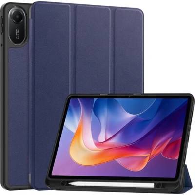 GIGAPACK Redmi Pad 2 Púzdro so stojanom, s efektom kože, aktívny Flip, držiak na pero, Tmavomodré GP-171814