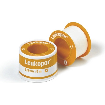 Leukopor náplasť na cievke 2,5 cm x 5 m