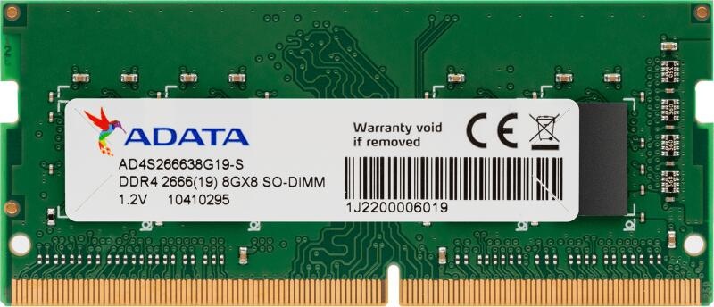 ADATA 8GB DDR4 2666MHz AD4S26668G19-BGN