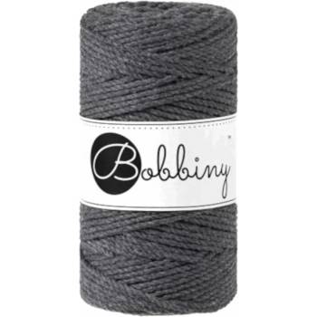 Image 1 of Bobbiny 3PLY Macramé Rope 3 mm 100 m Charcoal юта (TS-E012)