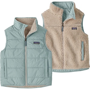 Patagonia Детски поларен елек Patagonia Kid's Reversible Ready Freddy Vest Fleece vest - Virtually Blue - размер XXL (703-6213-0516)