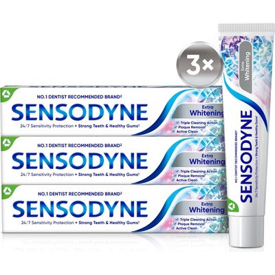 Sensodyne Extra Whitening 3 x 75 ml