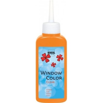 Kreul Barva na sklo WINDOW COLOR 80 ml transparentní oranžová