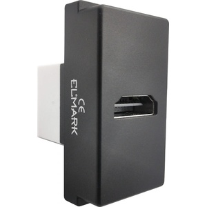 ELMARK Lecce hdmi РОЗЕТКА АНТРАЦИТ (27022)