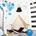 SPRINGOS Teepee Černý Wigwam