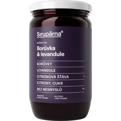 Sirupárna Domácí Pečený Čaj Borůvka & Levandule 845 g