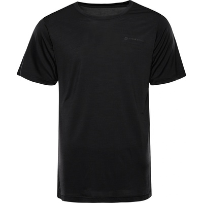 ALPINE PRO Мъжка бързосъхнеща тениска с cool dry ALPINE PRO MARETH black ALPINE PRO | Cheren | МЪЖЕ | XS