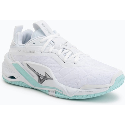 Mizuno Дамски обувки за хандбал Mizuno Wave Stealth Neo 2 white/blue tint