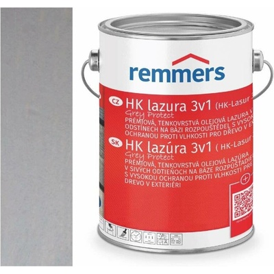 Lazurovací impregnace Remmers HK-Lazura 3v1 stříbrošedá 2,5 l
