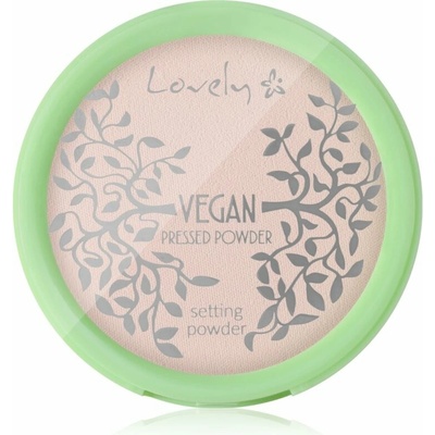 Lovely Vegan Pressed Powder transparentný kompaktný púder 8 g