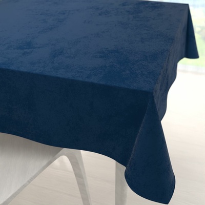 Biante Veľký zamatový štvorcový obrus Velvet Prémium SVP-029 Námornícka modrá 240x240 cm