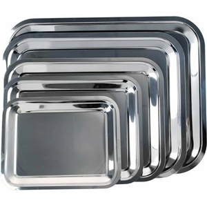  Квадратна тава от неръждаема стомана с хромирано покритие 30 x 24 cm 1605SIS002 (1605SIS002)
