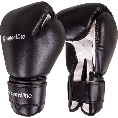 Boxerské rukavice inSPORTline Metrojack černo-bílá - 10oz