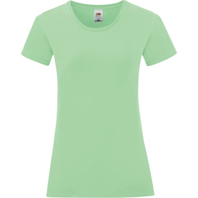 Fruit of the Loom Tričko Lady-Fit Iconic 150 T krátký rukáv dámské COT-161432x5900 Mátová neo