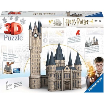 RAVENSBURGER 3D puzzle Harry Potter Bradavický hrad + Astronomická věž 615 ks