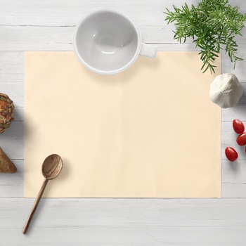 Biante Bavlnené keprové prestieranie KEP-002 Vanilkové 30x40 cm