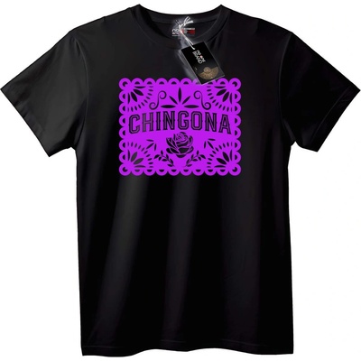NOONEBRAND Тениска Лилава Флорална Чингона - 6XL, White