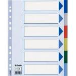 Esselte PLASTIC HOLDERS 6 SHEETS ESSELTE PP A4 COLORED