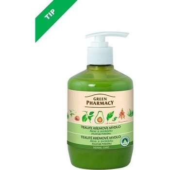 Green Pharmacy Aloe a Avokádo tekuté krémové mydlo zvlhčujúce pokožku 460 ml