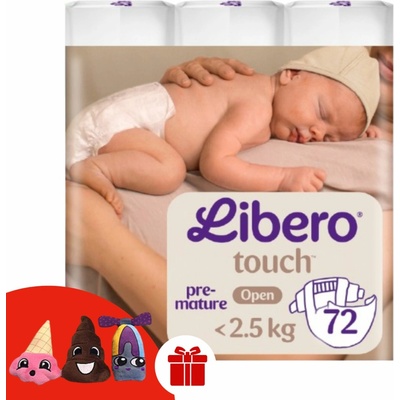 Libero Touch 0-2 5kg Novorodenec 72ks