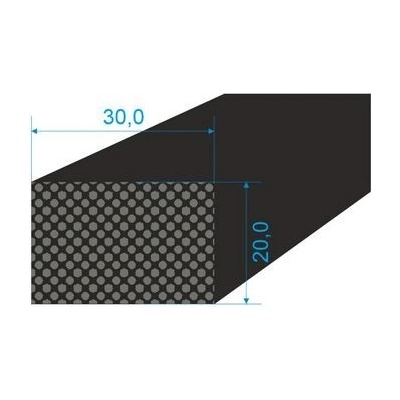 022030 Profilové těsnění 20x30 plné – Hledejceny.cz