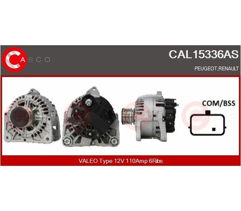 Alternátor CASCO CAL15336AS