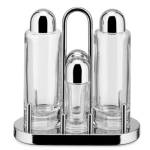 Alessi Комплект за подправки 5070 19 см, неръждаема стомана и стъкло, Alessi (AL5070)