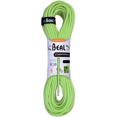 Beal Stinger 9.4 mm (50 m) Цвят: светло зелен
