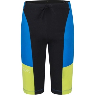Montura Block Bermuda kids Ash blue/Lime green kraťasy