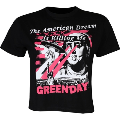 ROCK OFF Дамска тениска (топ) Green Day - American Dream - ROCK OFF - GDCT62LB