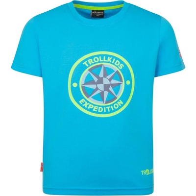 DĚTSKÉ TRIKO TROLLKIDS WINDROSE, POOL BLUE / WILD LIME