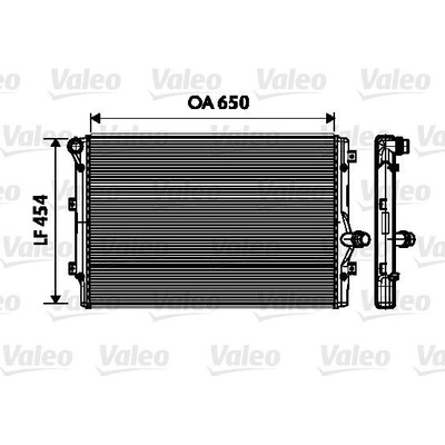 Chladič, chlazení motoru VALEO 734333