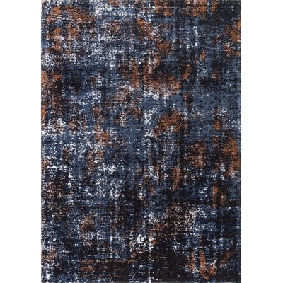 Carpet Decor Flame Rusty Blue