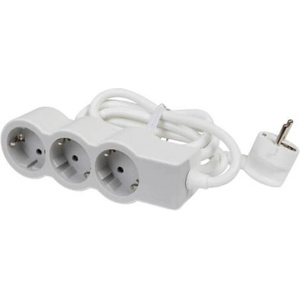 Legrand Разклонител LEGRAND, 3×2P+E, с кабел 3 m, бял (M011096)