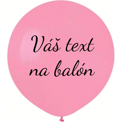 Personal Svet balonku Balón s textem Růžový 80 cm