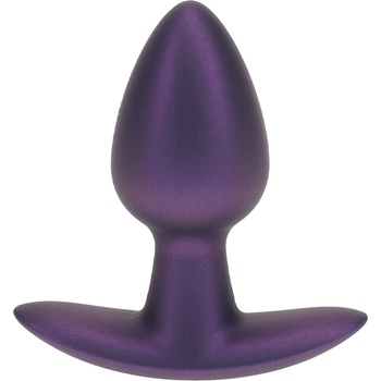 Ouch! Smooth Silicone Anal Plug Small Metallic Purple